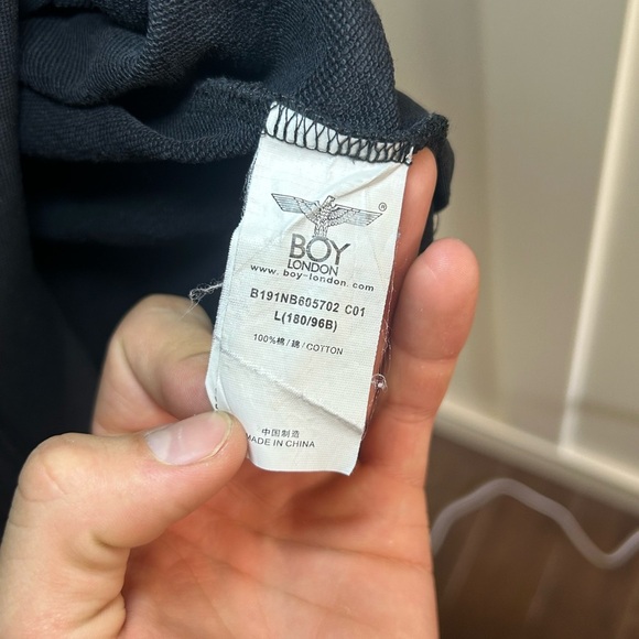 Boy London "I will change the world" oversized crewneck zipper sweater - Picture 9 of 10